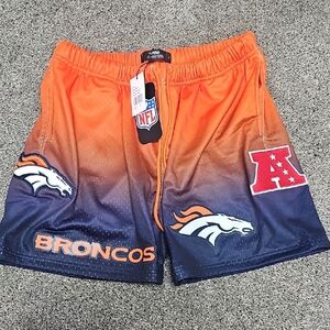 NFL Broncos Gradient Orange and Navy Shorts